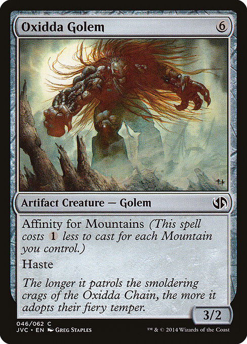 Oxidda Golem (46) [Duel Decks Anthology: Jace vs. Chandra]