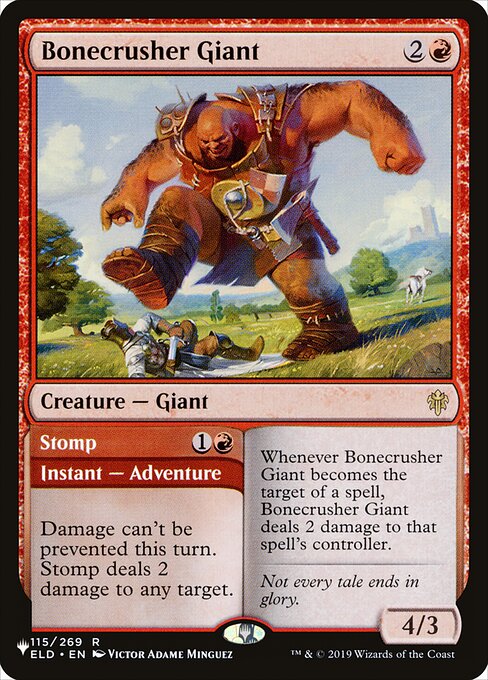 Bonecrusher Giant // Stomp (ELD-115) [The List]