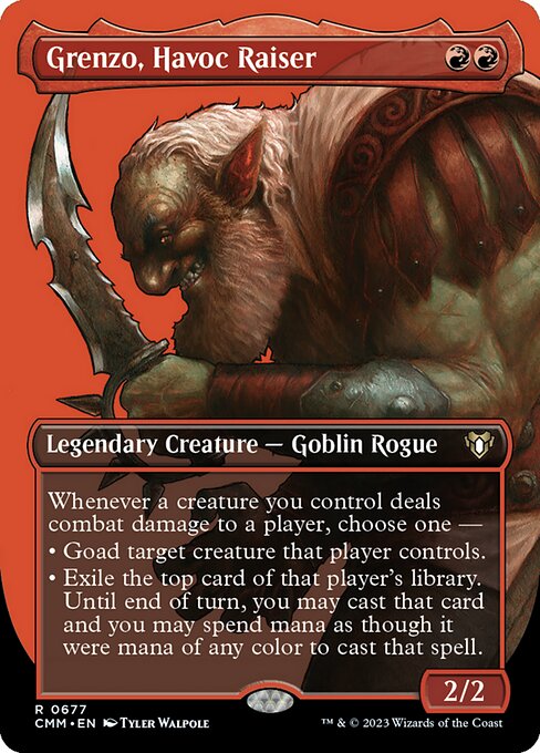 Grenzo, Havoc Raiser (677) [Commander Masters] [Borderless]