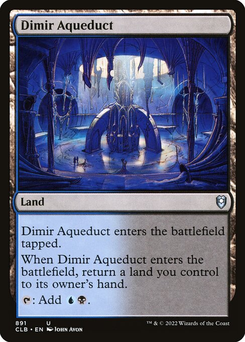 Dimir Aqueduct (891) [Commander Legends: Battle for Baldur's Gate]