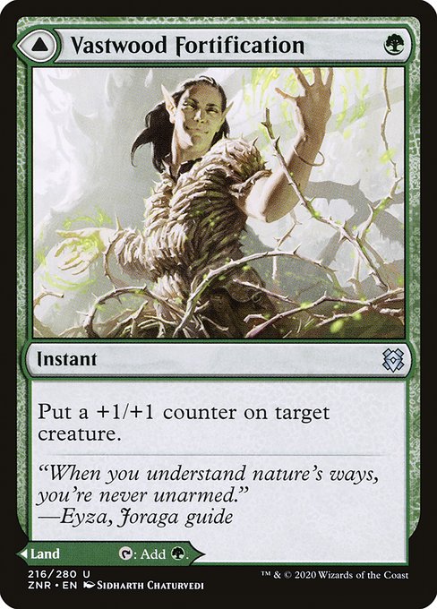 Vastwood Fortification // Vastwood Thicket (216) [Zendikar Rising]