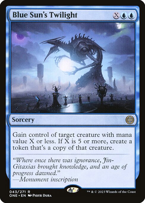 Blue Sun's Twilight (43) [Phyrexia: All Will Be One]