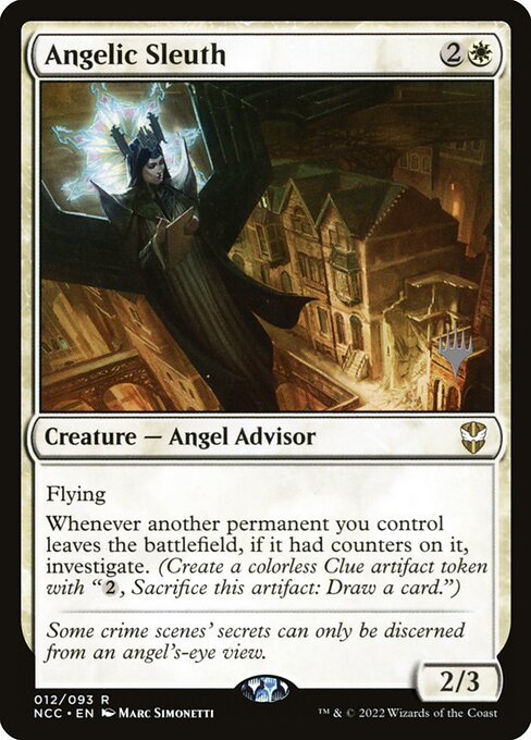 Angelic Sleuth (12p) [New Capenna Commander Promos]