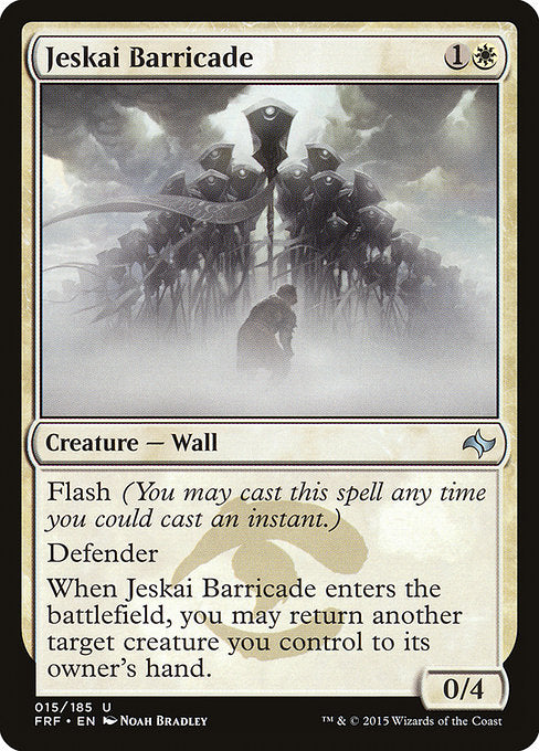 Jeskai Barricade (15) [Fate Reforged]