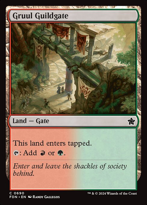 Gruul Guildgate (690) [Foundations]