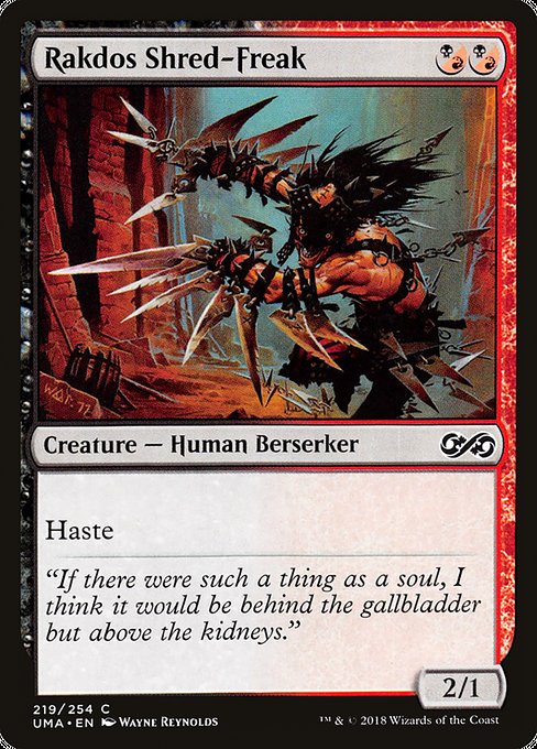 Rakdos Shred-Freak (219) [Ultimate Masters]