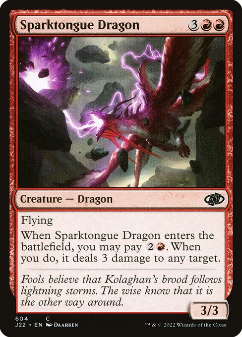 Sparktongue Dragon (604) [Jumpstart 2022]