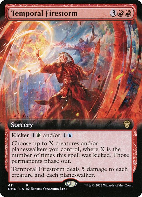 Temporal Firestorm (411) [Dominaria United] [Extended Art]