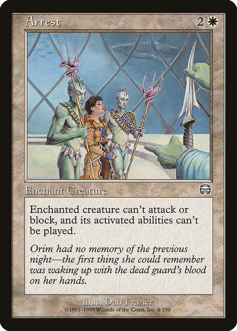 Arrest (4) [Mercadian Masques]