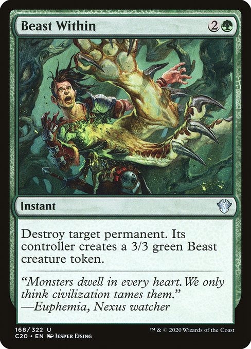 Beast Within (168) [Commander 2020]