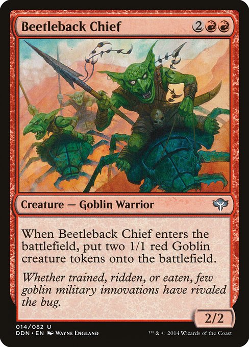 Beetleback Chief (14) [Duel Decks: Speed vs. Cunning]