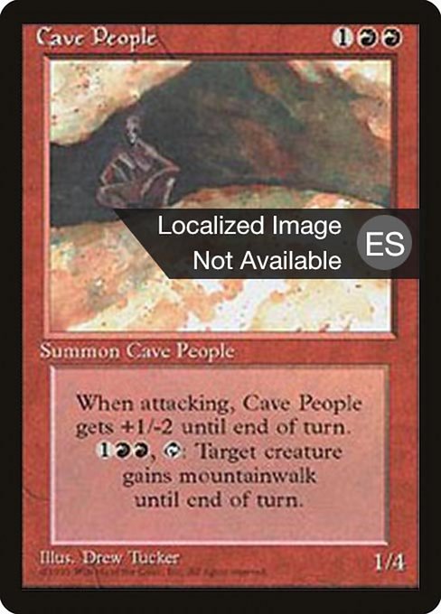 Cave People (181) [Fourth Edition Foreign Black Border]