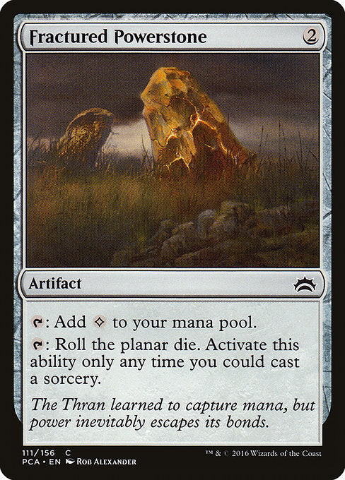 Fractured Powerstone (111) [Planechase Anthology]