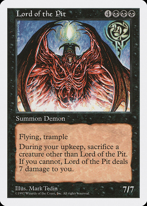 Lord of the Pit (174) [Fifth Edition]