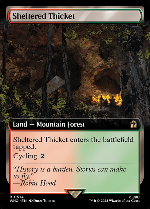 Sheltered Thicket (514) [Doctor Who] [Extended Art]