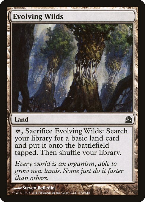 Evolving Wilds (272) [Commander 2011]