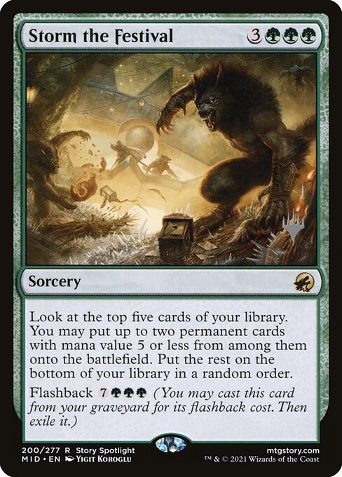 Storm the Festival (200p) [Innistrad: Midnight Hunt Promos]