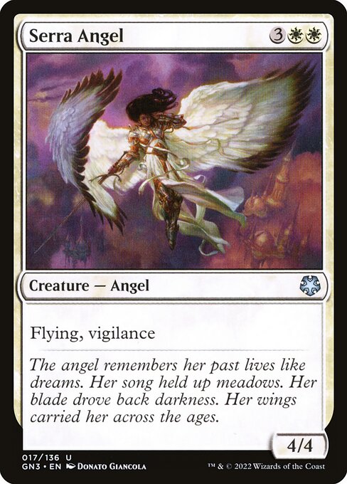 Serra Angel (17) [Game Night: Free-for-All]