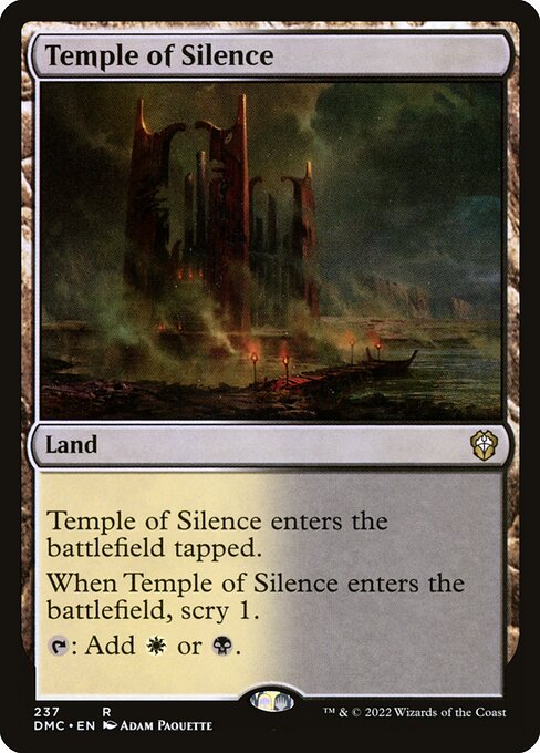 Temple of Silence (237) [Dominaria United Commander]