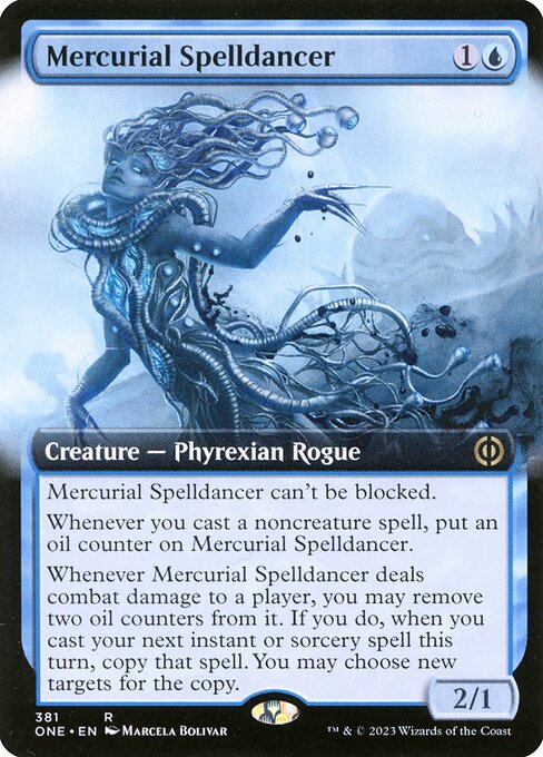 Mercurial Spelldancer (381) [Phyrexia: All Will Be One] [Extended Art]