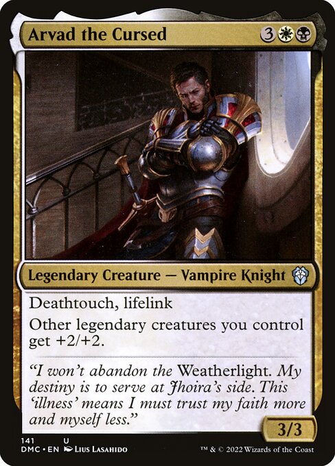 Arvad the Cursed (141) [Dominaria United Commander]