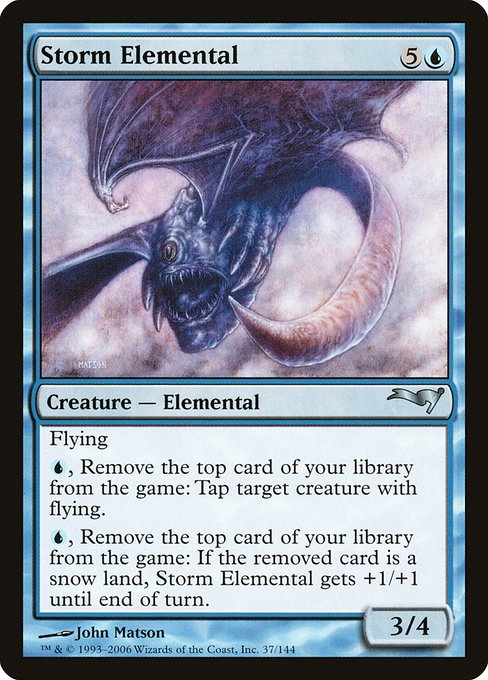 Storm Elemental (37) [Coldsnap Theme Decks]