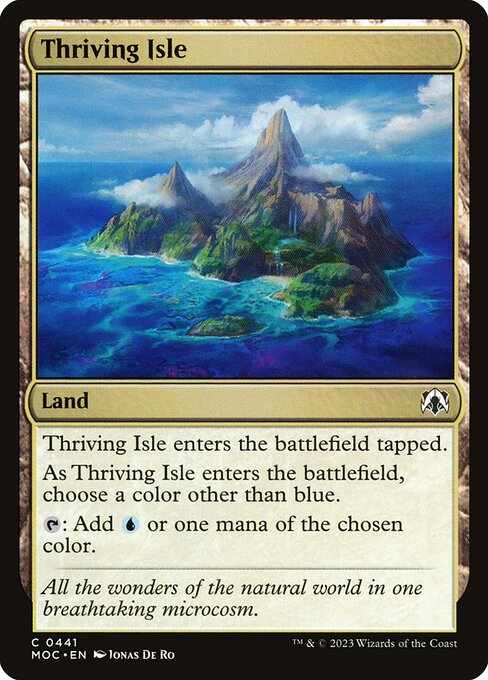 Thriving Isle (441) [March of the Machine Commander]