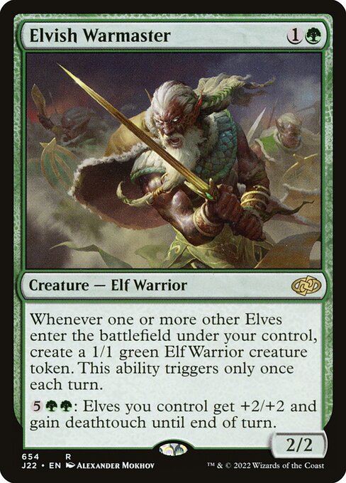 Elvish Warmaster (654) [Jumpstart 2022]