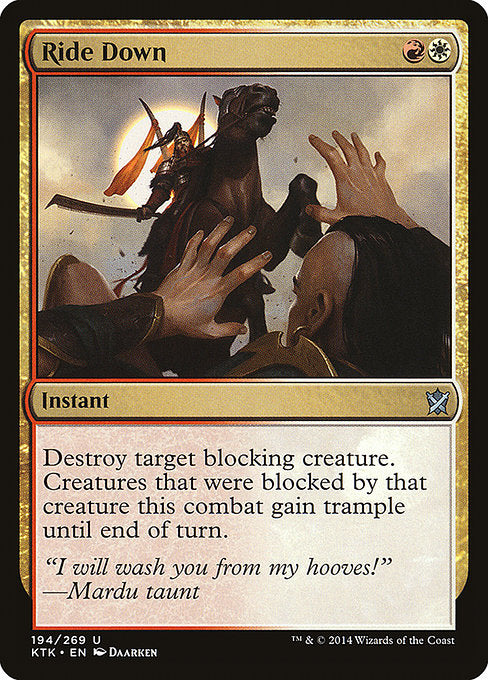 Ride Down (194) [Khans of Tarkir]