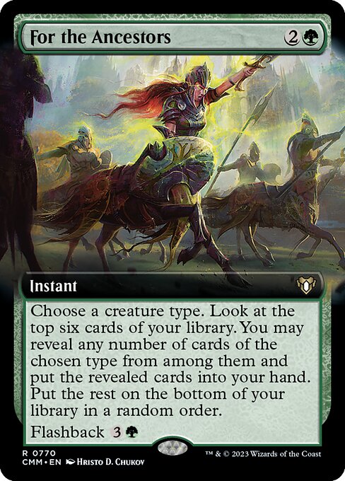 For the Ancestors (770) [Commander Masters] [Extended Art]