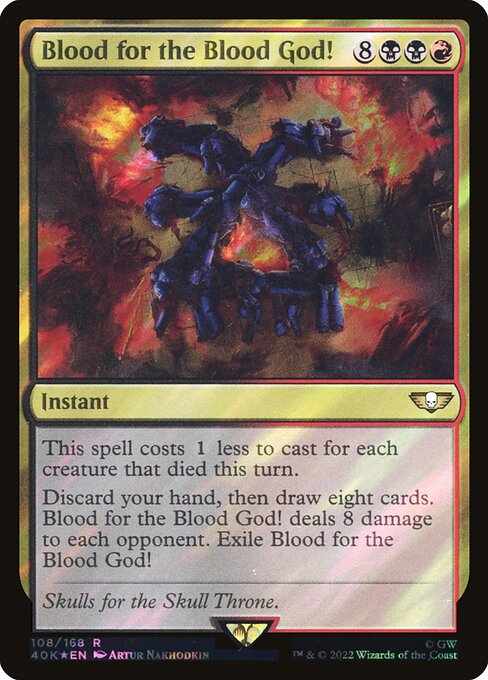 Blood for the Blood God! (108★) [Warhammer 40,000 Commander]