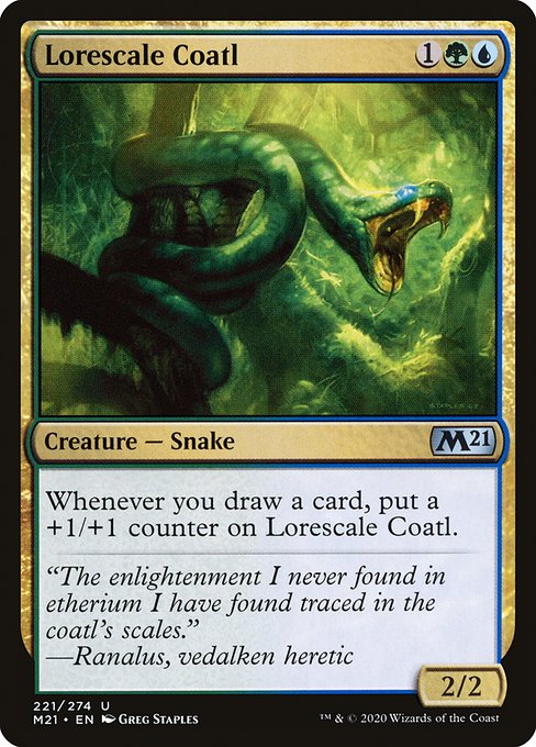 Lorescale Coatl (221) [Core Set 2021]