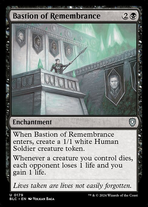 Bastion of Remembrance (179) [Bloomburrow Commander]