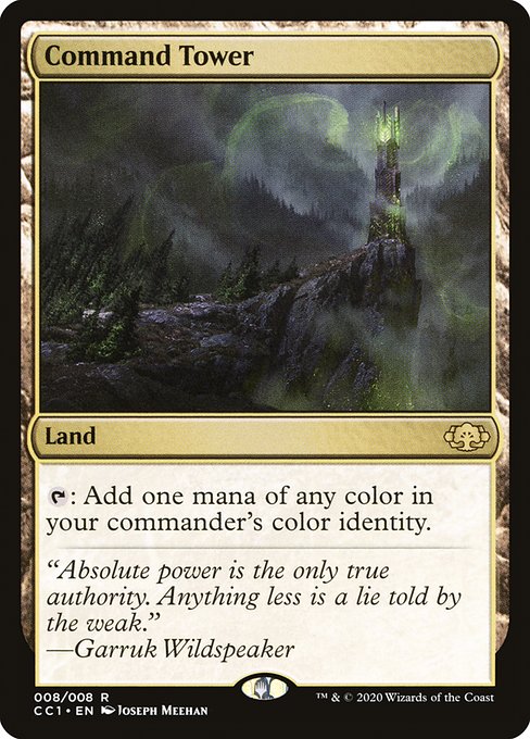 Command Tower (8) [Commander Collection: Green]