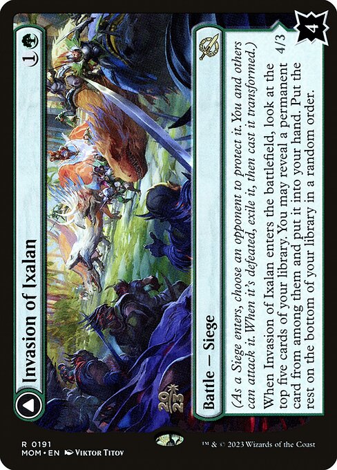 Invasion of Ixalan // Belligerent Regisaur (191s) [March of the Machine Promos]
