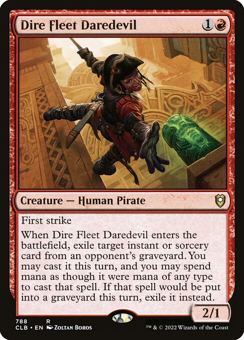 Dire Fleet Daredevil (788) [Commander Legends: Battle for Baldur's Gate]