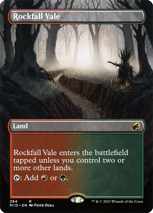 Rockfall Vale (284) [Innistrad: Midnight Hunt] [Borderless]