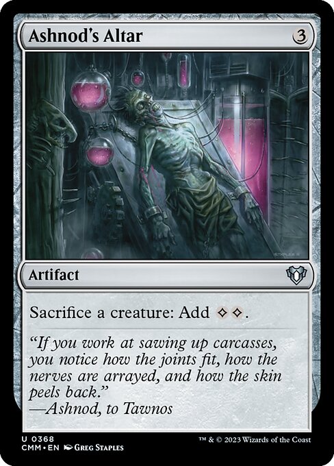 Ashnod's Altar (368) [Commander Masters]