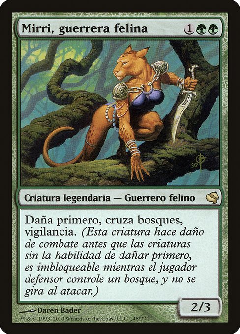 Mirri, Cat Warrior (148) [Salvat 2011]