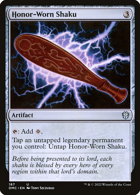 Honor-Worn Shaku (187) [Dominaria United Commander]