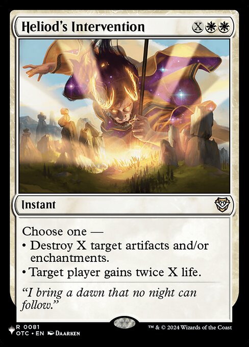 Heliod's Intervention (OTC-81) [The List]
