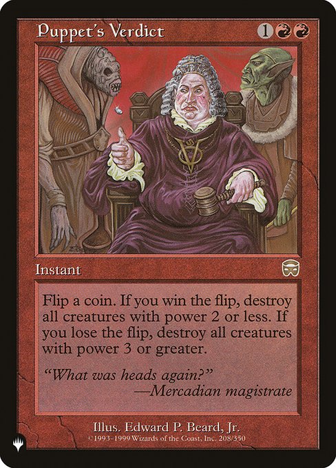 Puppet's Verdict (MMQ-208) [The List]