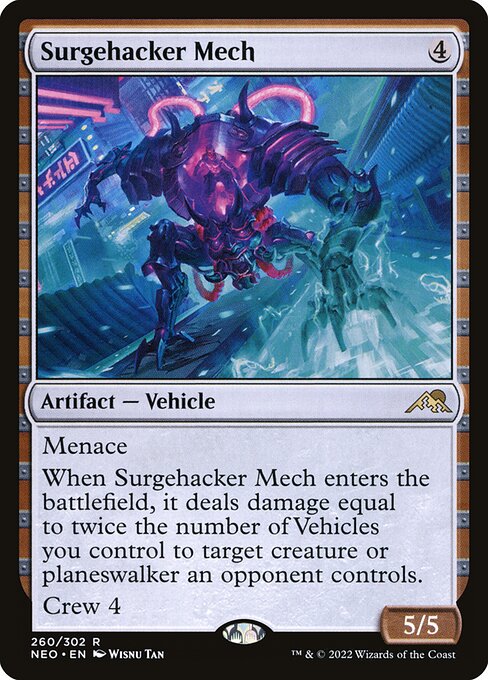 Surgehacker Mech (260) [Kamigawa: Neon Dynasty]