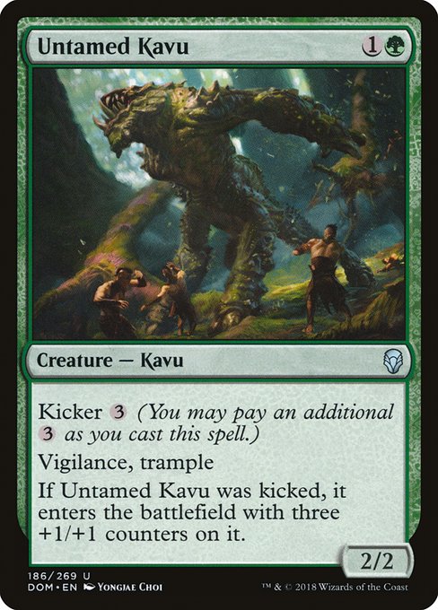 Untamed Kavu (186) [Dominaria]