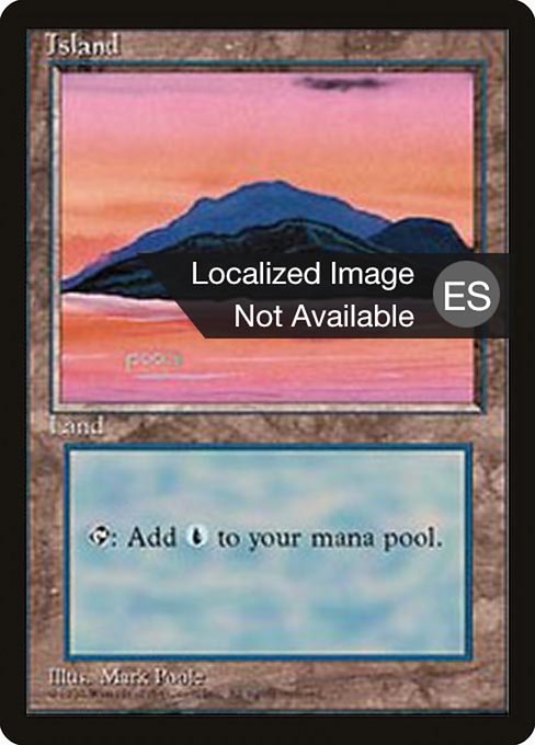 Island (369) [Fourth Edition Foreign Black Border]