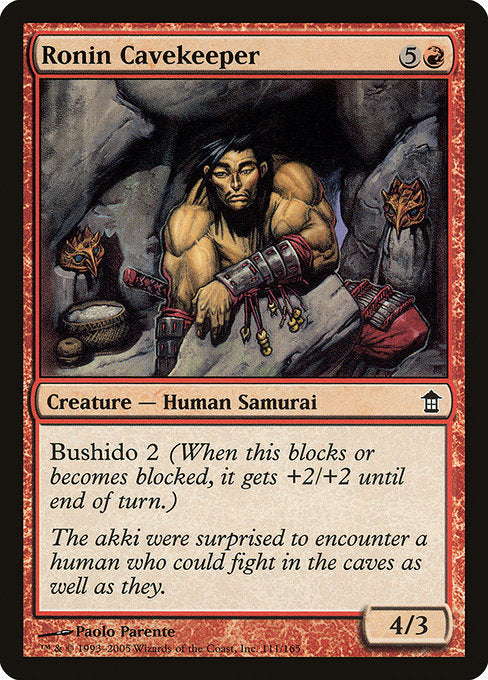 Ronin Cavekeeper (111) [Saviors of Kamigawa]
