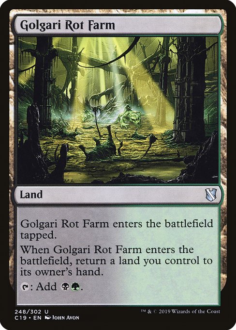 Golgari Rot Farm (248) [Commander 2019]