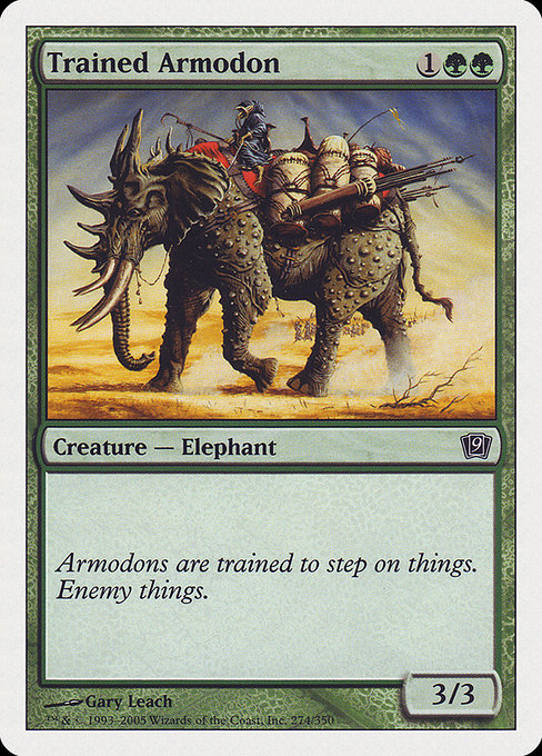 Trained Armodon (274) [Ninth Edition]