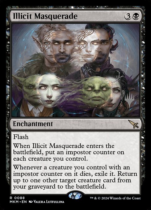 Illicit Masquerade (88p) [Murders at Karlov Manor Promos]