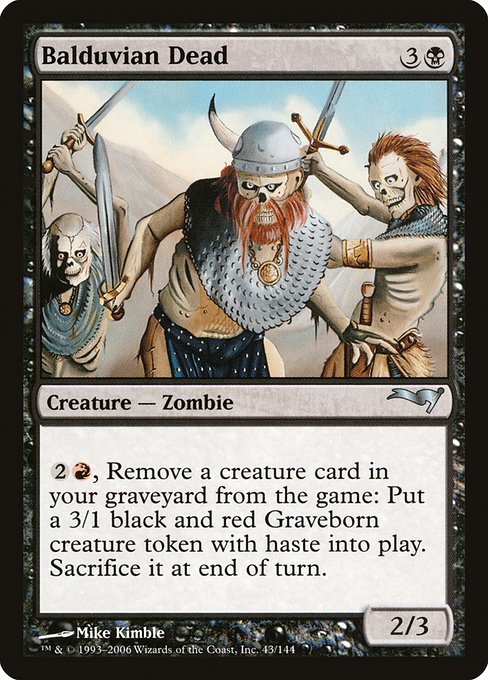 Balduvian Dead (43) [Coldsnap Theme Decks]